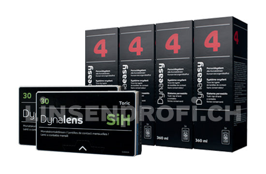 Lensy Monthly Smart Toric & Lensy Care 4, Halbjahres-Sparpaket