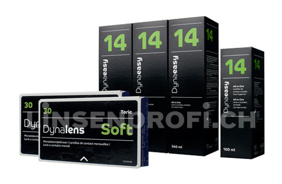 Lensy Monthly Soft Toric & Lensy Care 14, Halbjahres-Sparpaket
