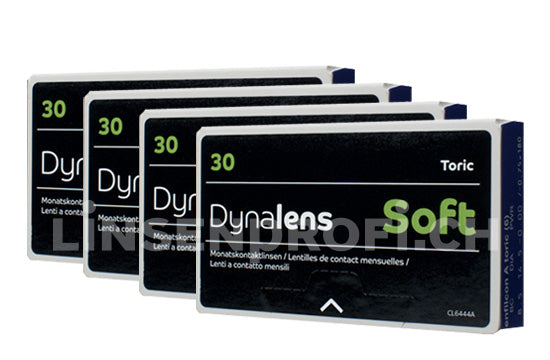 Lensy Monthly Soft Toric (4x6 Stück), SPARPAKET 12 Monate