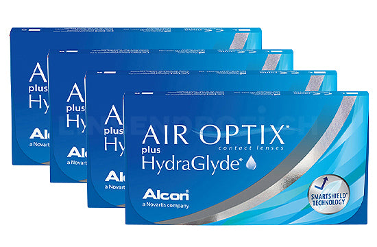 Air Optix plus HydraGlyde (4x6 Stück), SPARPAKET 12 Monate