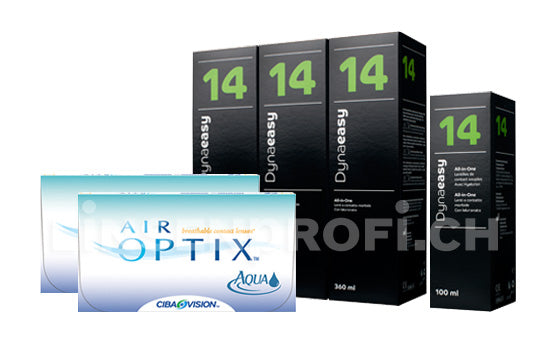 Air Optix Aqua & Lensy Care 14, Halbjahres-Sparpaket