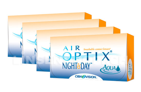Air Optix Night&Day Aqua (4x6 Stück), SPARPAKET 12 Monate
