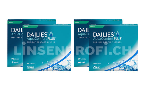 Dailies AquaComfort Plus Toric (2x180 Stück), SPARPAKET 6 Monate