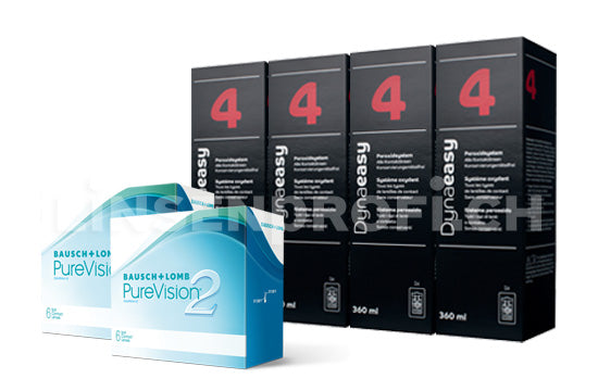 PureVision 2 HD & Lensy Care 4, Halbjahres-Sparpaket