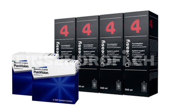 PureVision & Lensy Care 4, Halbjahres-Sparpaket