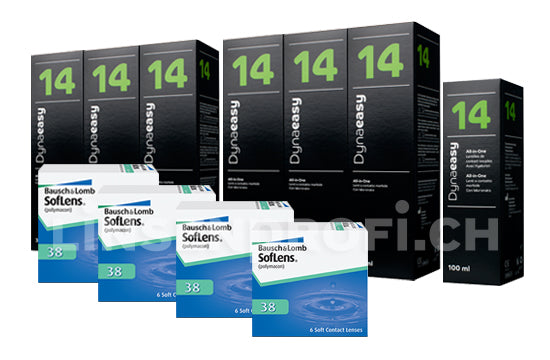 SofLens 38 & Lensy Care 14, Jahres-Sparpaket