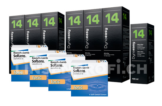 SofLens Toric & Lensy Care 14, Jahres-Sparpaket