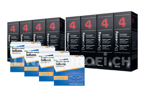 SofLens Toric & Lensy Care 4, Jahres-Sparpaket