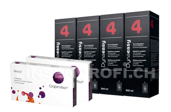 Avaira Vitality & Lensy Care 4, Halbjahres-Sparpaket