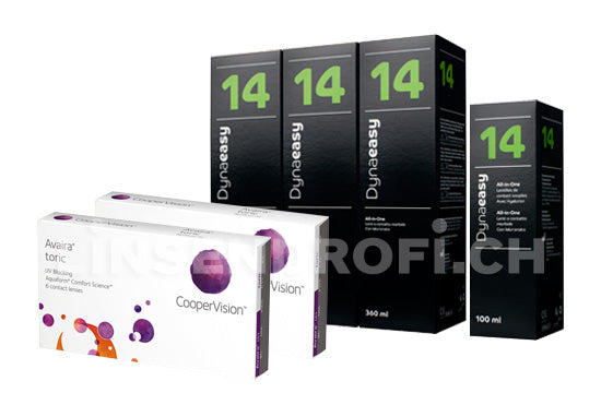 Avaira Vitality Toric & Lensy Care 14, Halbjahres-Sparpaket