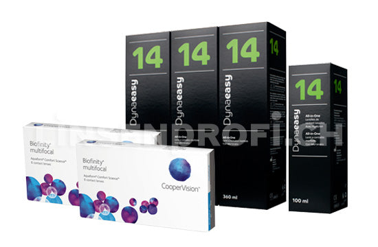 Biofinity Multifocal & Lensy Care 14, Halbjahres-Sparpaket