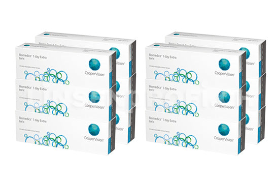 Biomedics 1 Day Toric Extra (2x180 Stück), SPARPAKET 6 Monate