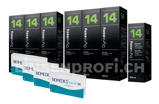 Biomedics Toric XR & Lensy Care 14, Jahres-Sparpaket