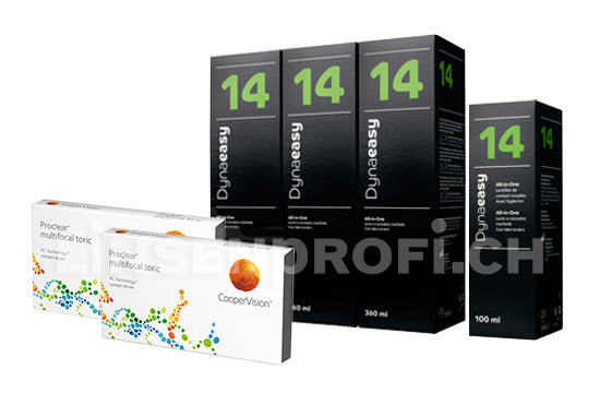 Proclear Multifocal & Lensy Care 14, Halbjahres-Sparpaket