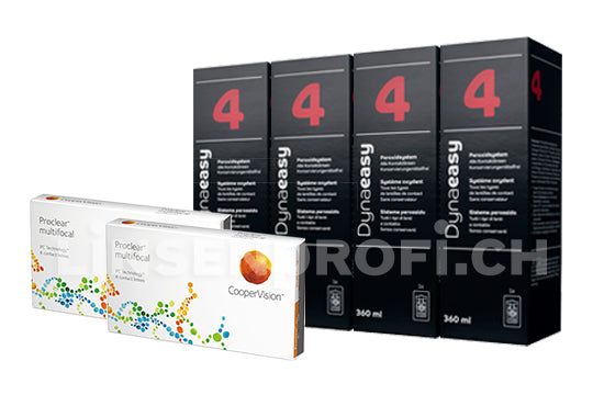 Proclear Multifocal & Lensy Care 4, Halbjahres-Sparpaket