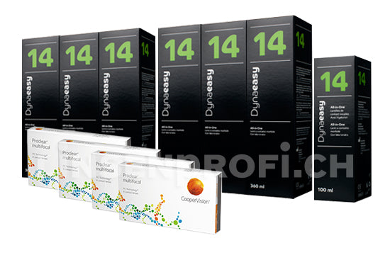 Proclear Multifocal & Lensy Care 14, Jahres-Sparpaket