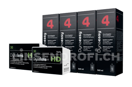 Lensy Monthly Smooth Toric & Lensy Care 4, Halbjahres-Sparpaket