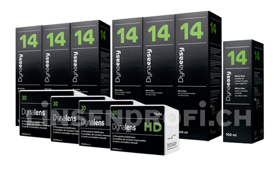 Lensy Monthly Smooth Toric & Lensy Care 14, Jahres-Sparpaket