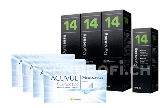 Acuvue Oasys & Lensy Care 14, Halbjahres-Sparpaket