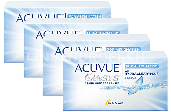 Acuvue Oasys for Astigmatism (4x6 Stück), SPARPAKET 6 Monate