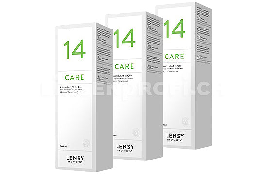 Dynaeasy 14 neu Lensy Care 14 (3x360ml)