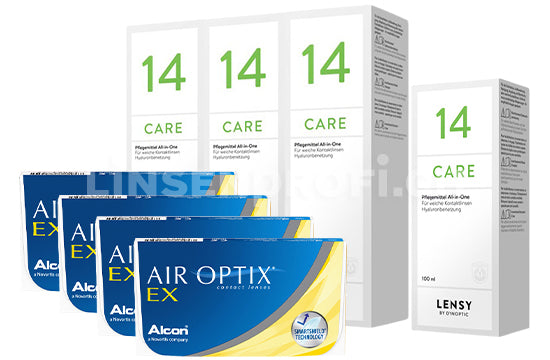 Air Optix EX & Lensy Care 14, Halbjahres-Sparpaket