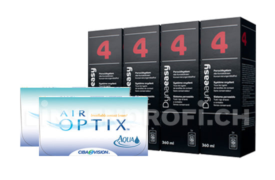 Air Optix Aqua & Lensy Care 4, Halbjahres-Sparpaket