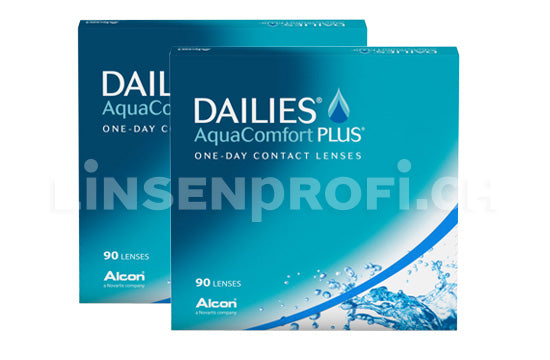 Dailies AquaComfort Plus (2x90 Stück), SPARPAKET 3 Monate