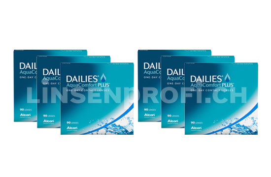 Dailies AquaComfort Plus (2x270 Stück), SPARPAKET 9 Monate