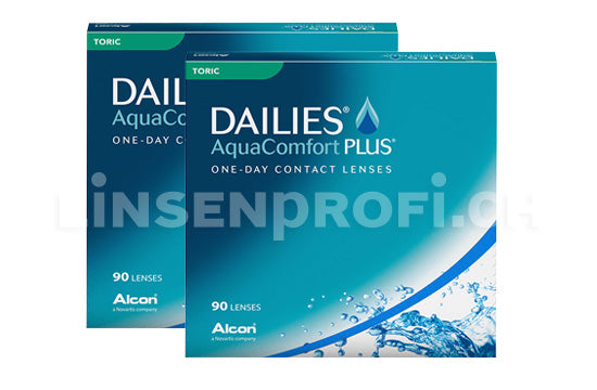 Dailies AquaComfort Plus Toric (2x90 Stück), SPARPAKET 3 Monate