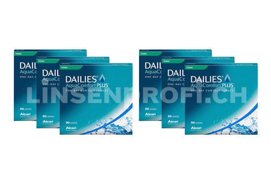 Dailies AquaComfort Plus Toric (2x270 Stück), SPARPAKET 9 Monate