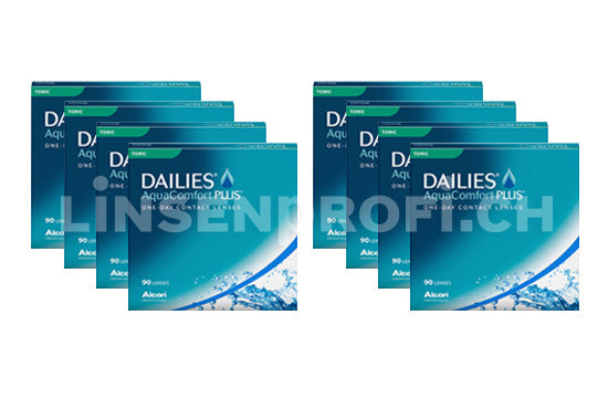 Dailies AquaComfort Plus Toric (2x360 Stück), SPARPAKET 12 Monate