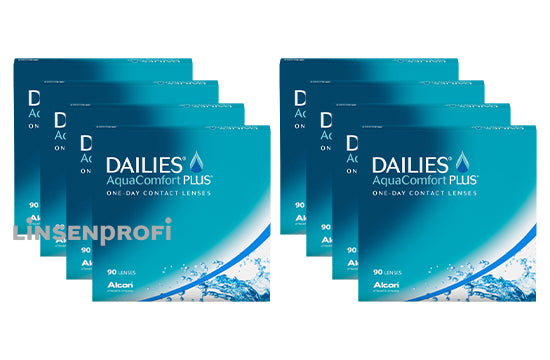 Dailies AquaComfort Plus (2x360 Stück), SPARPAKET 12 Monate