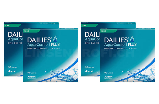 Dailies AquaComfort Plus Toric (2x180 Stück), SPARPAKET 6 Monate