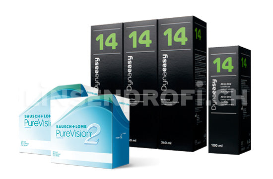 PureVision 2 HD & Lensy Care 14, Halbjahres-Sparpaket