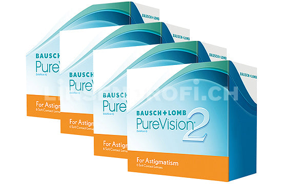 PureVision 2 HD for Astigmatism (4x6 Stück), SPARPAKET 12 Monate