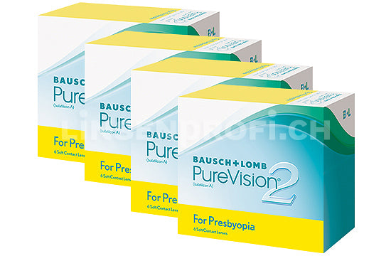 PureVision 2 for Presbyopia (4x6 Stück), SPARPAKET 12 Monate