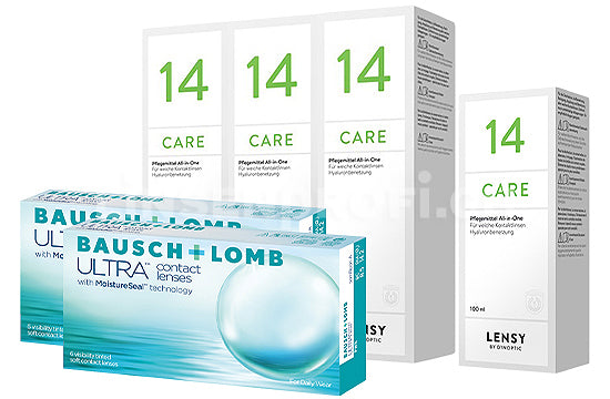 Bausch + Lomb ULTRA & Lensy Care 14, Halbjahres-Sparpaket