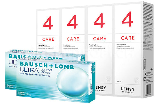 Bausch + Lomb ULTRA & Lensy Care 4, Halbjahres-Sparpaket