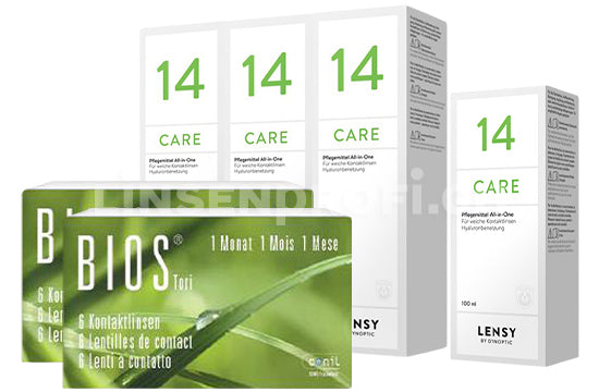 Bios Comfort Toric & Lensy Care 14, Halbjahres-Sparpaket