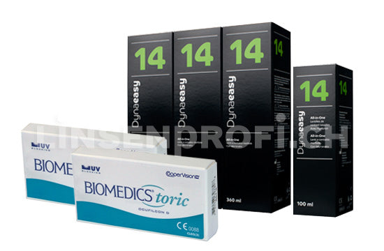 Biomedics Toric UV & Lensy Care 14, Halbjahres-Sparpaket