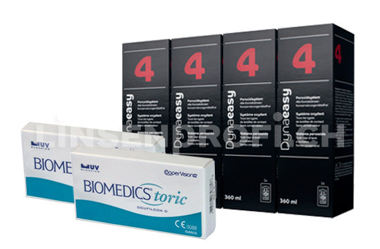 Biomedics Toric UV & Lensy Care 4, Halbjahres-Sparpaket
