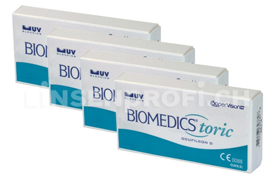 Biomedics Toric UV (4x6 Stück), SPARPAKET 12 Monate