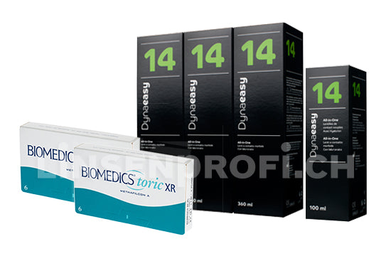 Biomedics Toric XR & Lensy Care 14, Halbjahres-Sparpaket