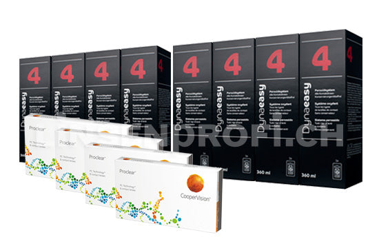 Proclear & Lensy Care 4, Jahres-Sparpaket