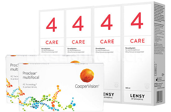 Proclear Multifocal & Lensy Care 4, Halbjahres-Sparpaket