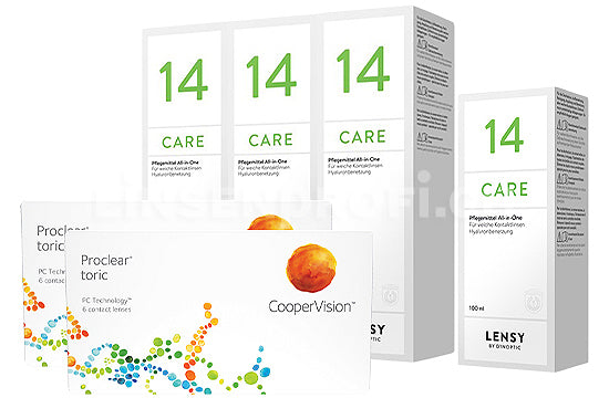 Proclear Toric & Lensy Care 14, Halbjahres-Sparpaket