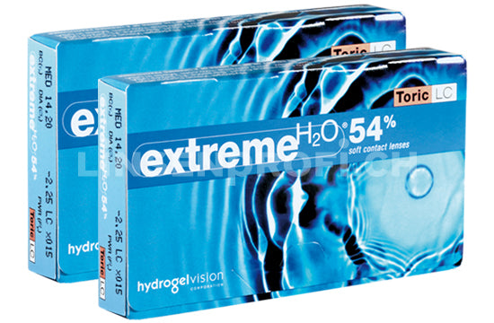Extreme H2O 54 Toric LC (2x6 Stück), SPARPAKET 6 Monate