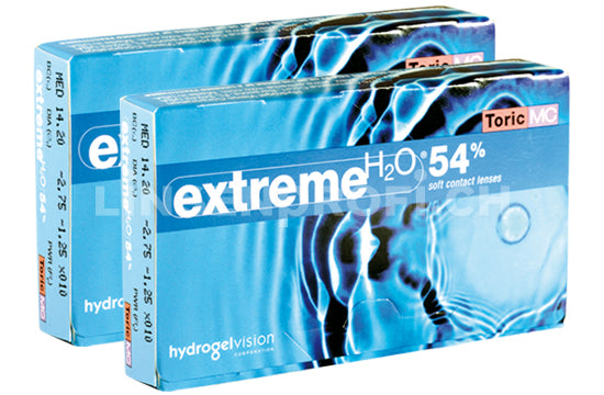 Extreme H2O 54 Toric MC (2x6 Stück), SPARPAKET 6 Monate