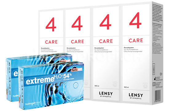 Extreme H2O 59 Thin & Lensy Care 4, Halbjahres-Sparpaket
